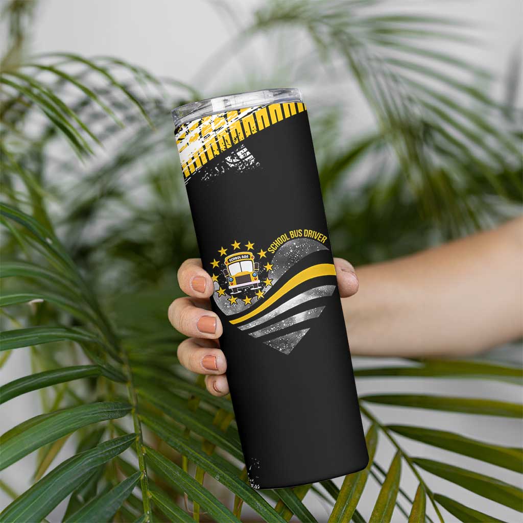 School Bus Driver Gifts Skinny Tumbler Bus Driver Christmas Appreciation Gift