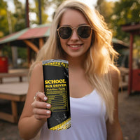 School Bus Driver Gifts Skinny Tumbler Bus Driver Christmas Appreciation Gift