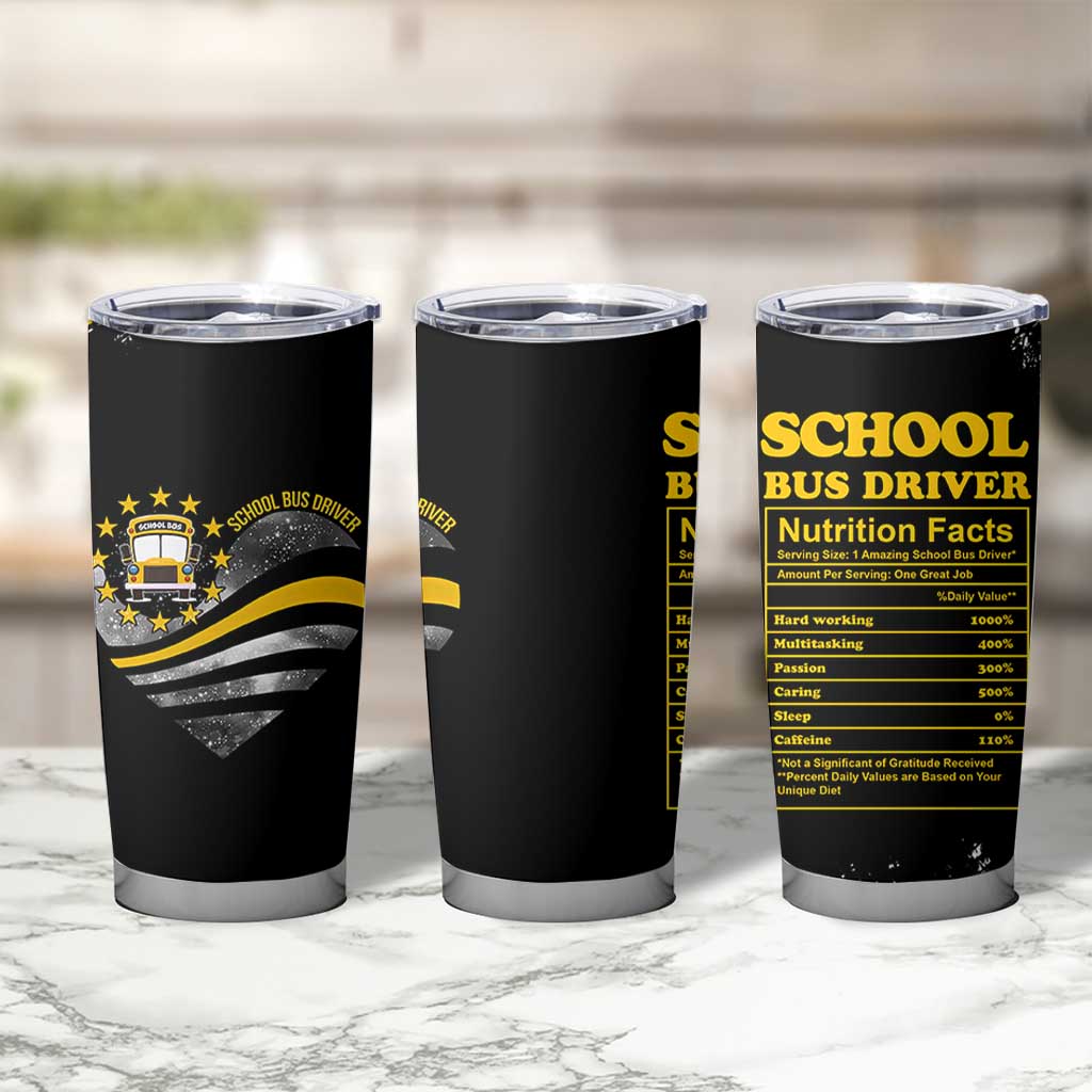 School Bus Driver Gifts Tumbler Cup Bus Driver Christmas Appreciation Gift