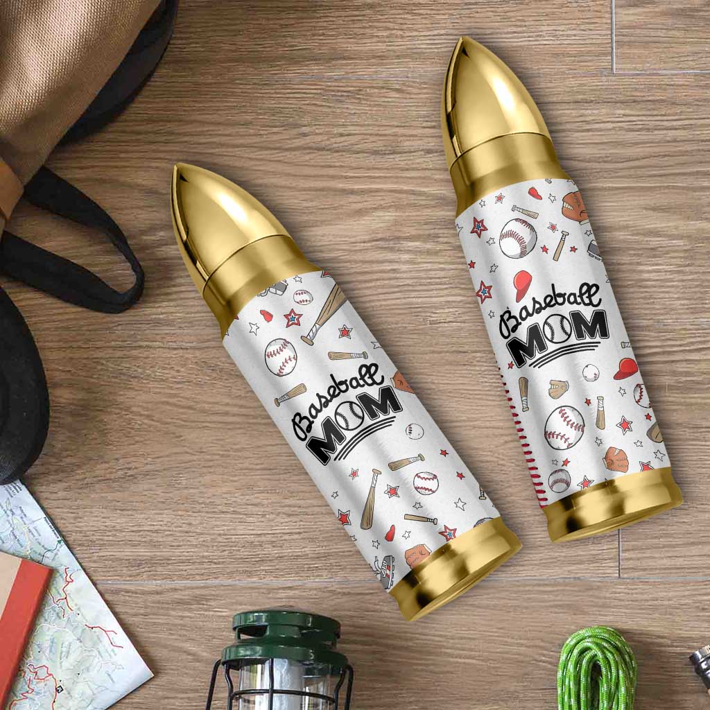 Baseball Mom Bullet Tumbler Mothers Day Birthday Gifts from Daughter Son