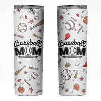Baseball Mom Skinny Tumbler Mothers Day Birthday Gifts from Daughter Son