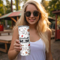 Baseball Mom Skinny Tumbler Mothers Day Birthday Gifts from Daughter Son