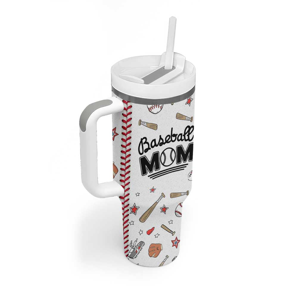 Baseball Mom Tumbler With Handle Mothers Day Birthday Gifts from Daughter Son