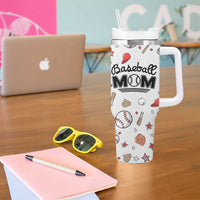 Baseball Mom Tumbler With Handle Mothers Day Birthday Gifts from Daughter Son