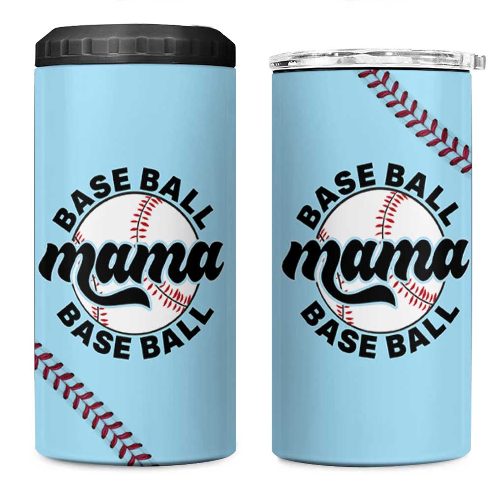 Baseball Mama 4 in 1 Can Cooler Tumbler Mothers Day Birthday Gifts from Daughter Son