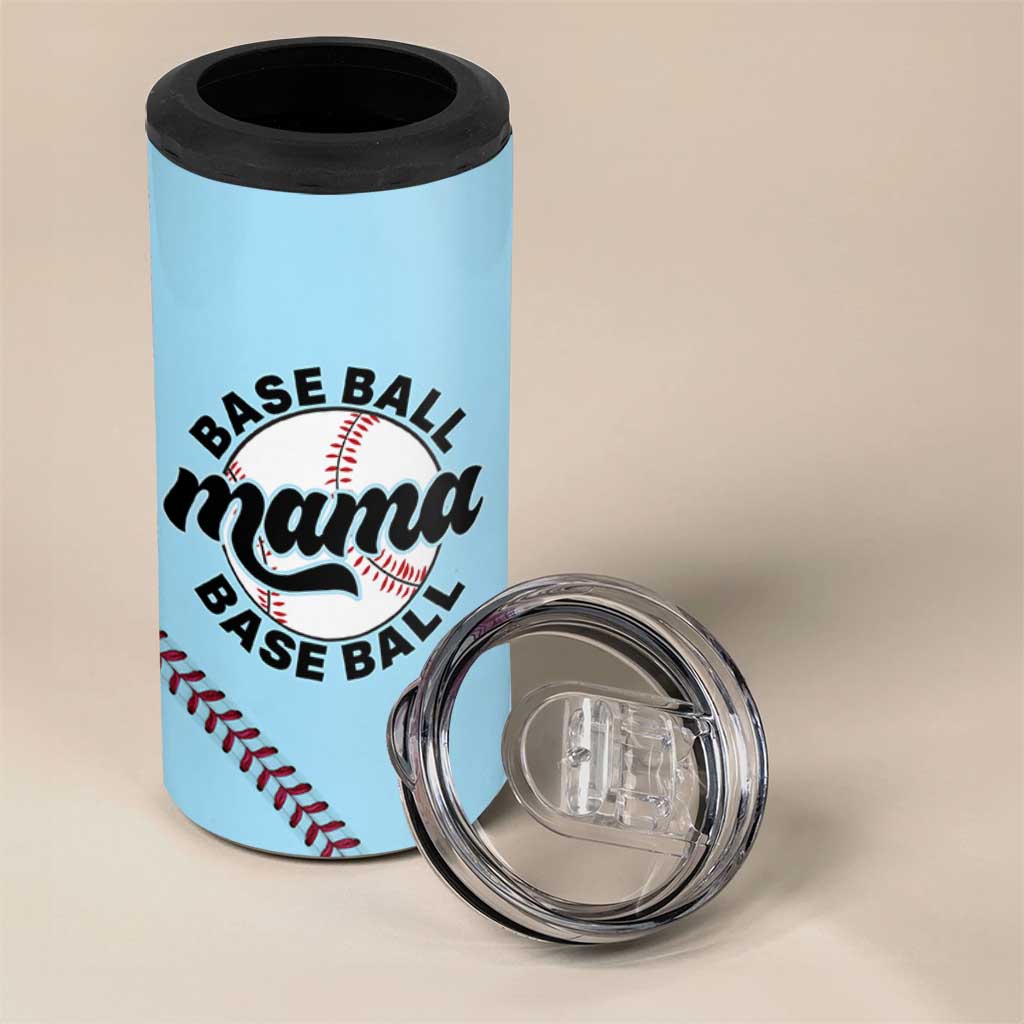 Baseball Mama 4 in 1 Can Cooler Tumbler Mothers Day Birthday Gifts from Daughter Son