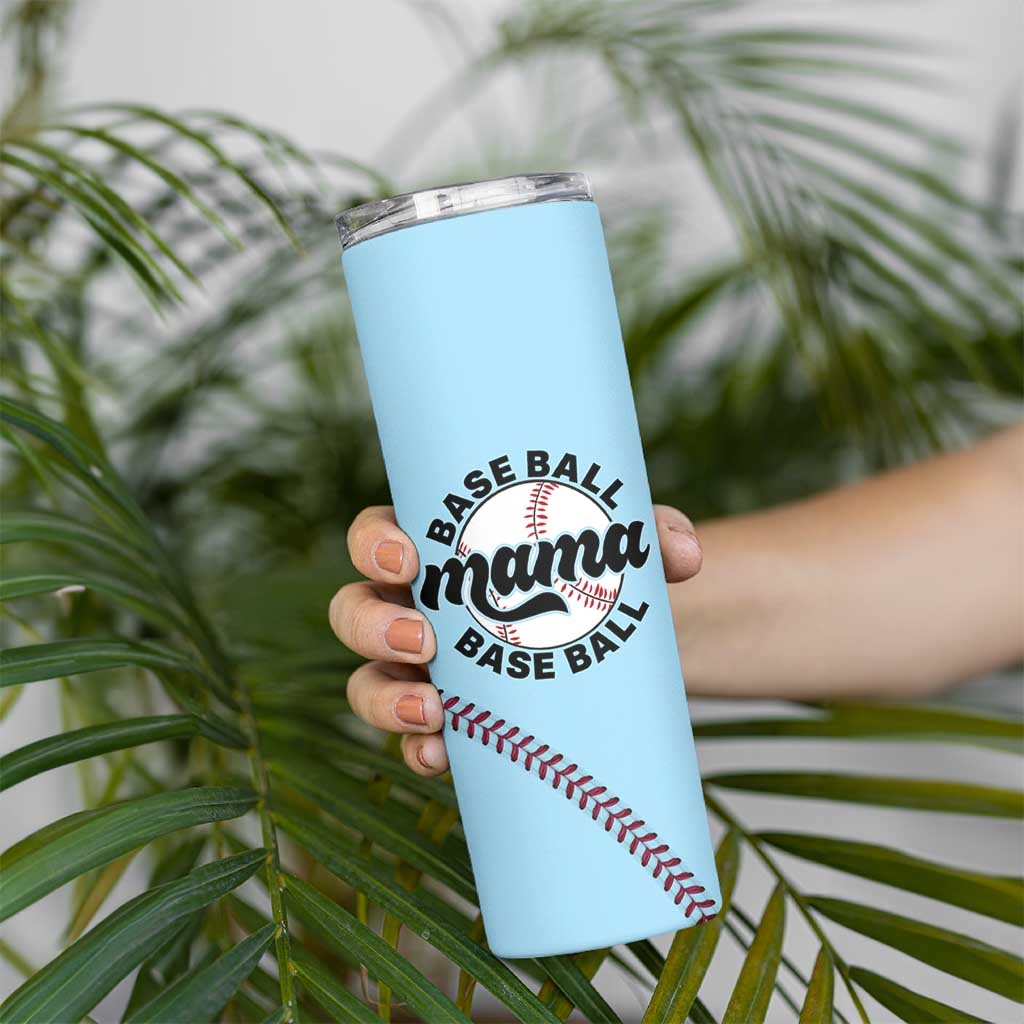 Baseball Mama Skinny Tumbler Mothers Day Birthday Gifts from Daughter Son