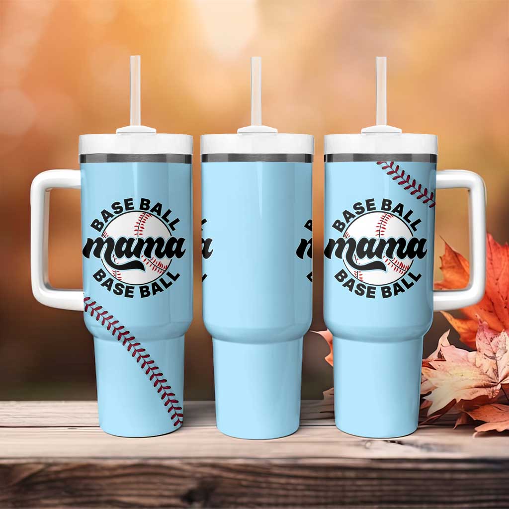 Baseball Mama Tumbler With Handle Mothers Day Birthday Gifts from Daughter Son