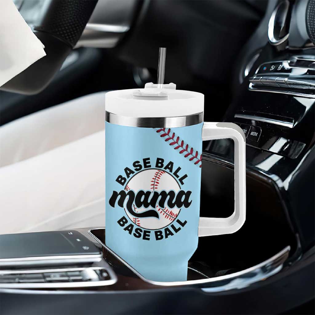 Baseball Mama Tumbler With Handle Mothers Day Birthday Gifts from Daughter Son