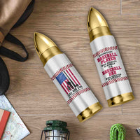 Baseball Dad Bullet Tumbler Funny Father's Day Gift For Dad From Son US Flag