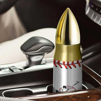 Baseball Bullet Tumbler Never Quit Funny Baseball Player Fan Coach Catcher Pitcher