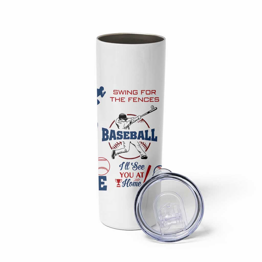 Baseball Players Skinny Tumbler Sports Lovers Coaches Gifts