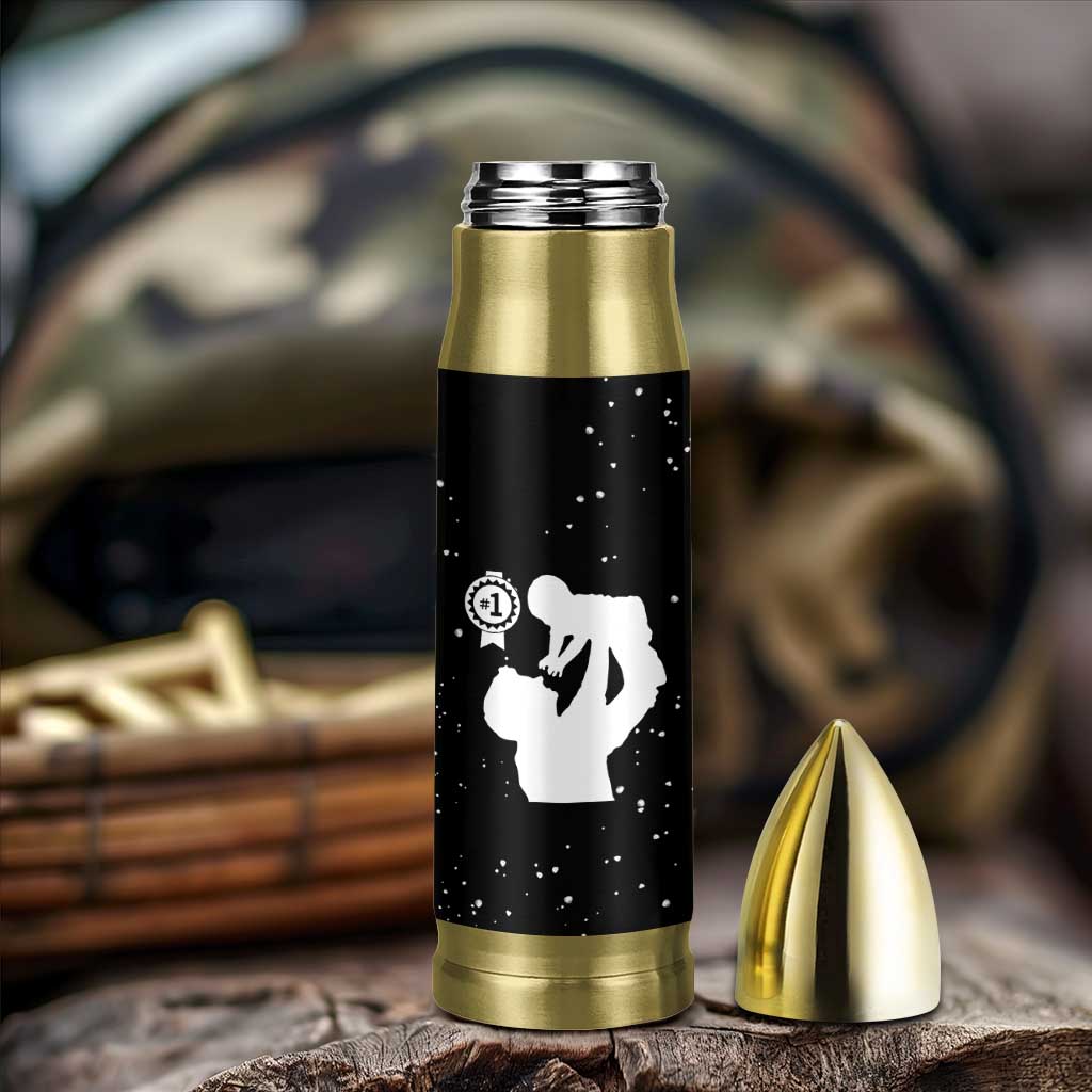 Father's Day Gift For Grandpa Bullet Tumbler Being A Dad is an Honor Being A Papa is Priceless