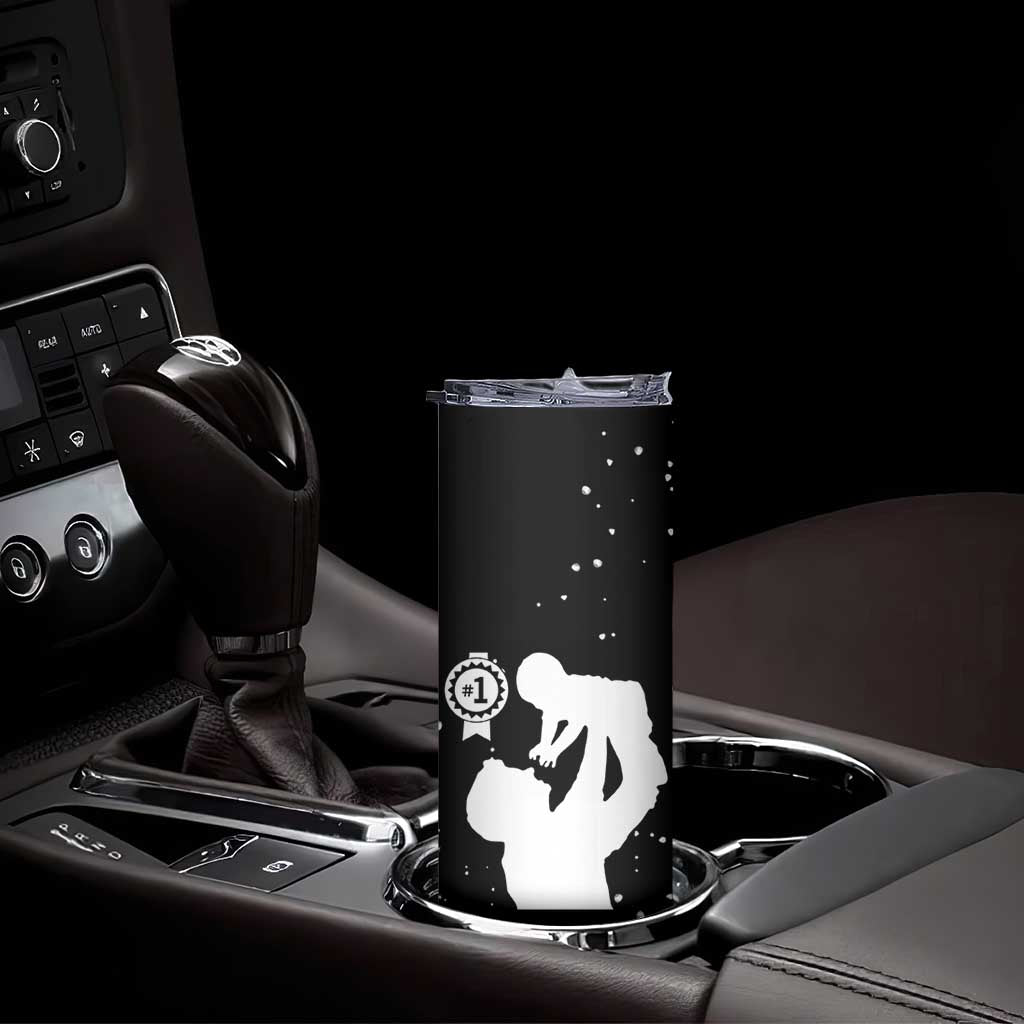 Father's Day Gift For Grandpa Skinny Tumbler Being A Dad is an Honor Being A Papa is Priceless