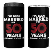 Couples 50 Years Married 4 in 1 Can Cooler Tumbler Funny 50th Wedding Anniversary Gifts For Him Her