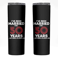 Couples 50 Years Married Skinny Tumbler Funny 50th Wedding Anniversary Gifts For Him Her