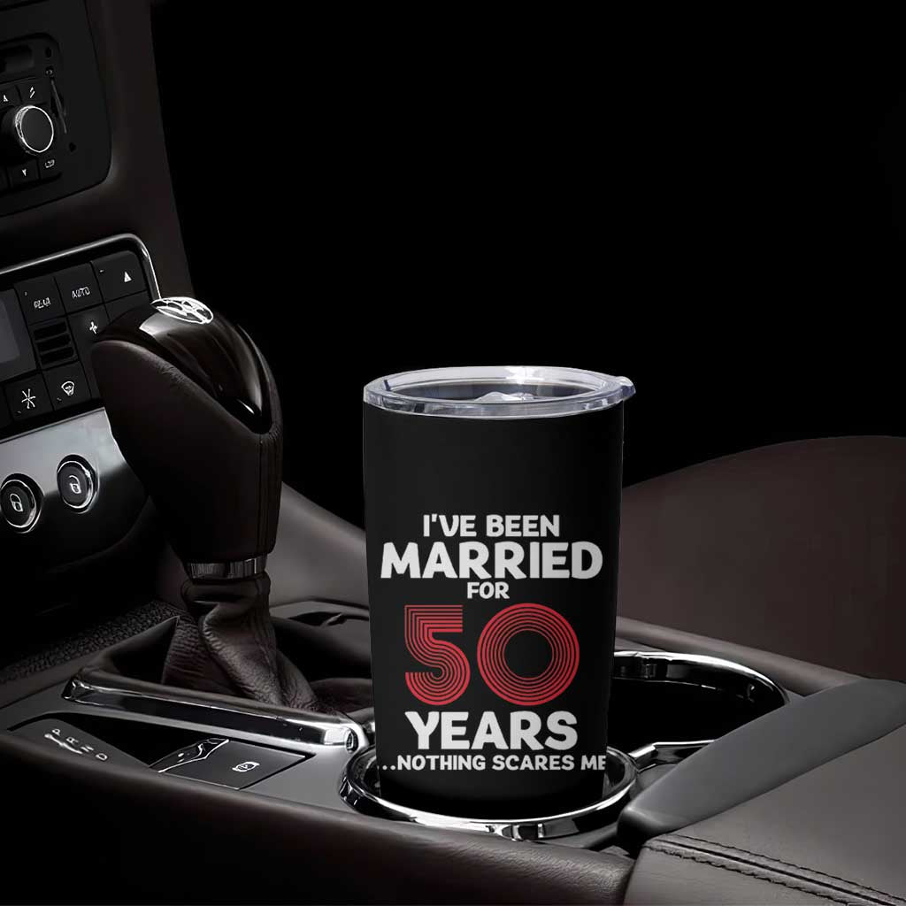 Couples 50 Years Married Tumbler Cup Funny 50th Wedding Anniversary Gifts For Him Her