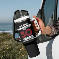 Couples 50 Years Married Tumbler With Handle Funny 50th Wedding Anniversary Gifts For Him Her