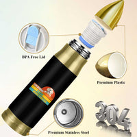Gift For Dog Lovers Bullet Tumbler Cute Retro A Dog Makes It Better