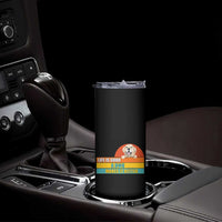 Gift For Dog Lovers Skinny Tumbler Cute Retro A Dog Makes It Better