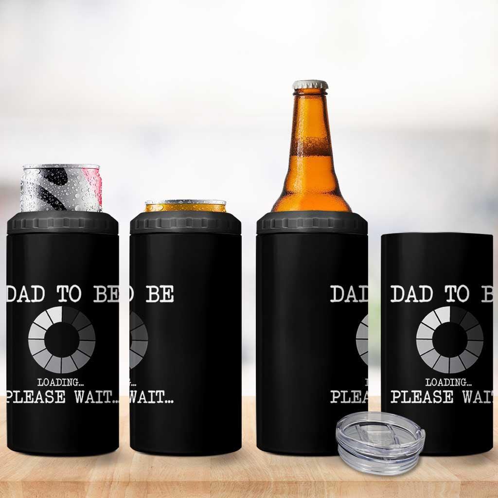 New Dad 4 in 1 Can Cooler Tumbler Funny First Time Father's Day Expecting Dad Present