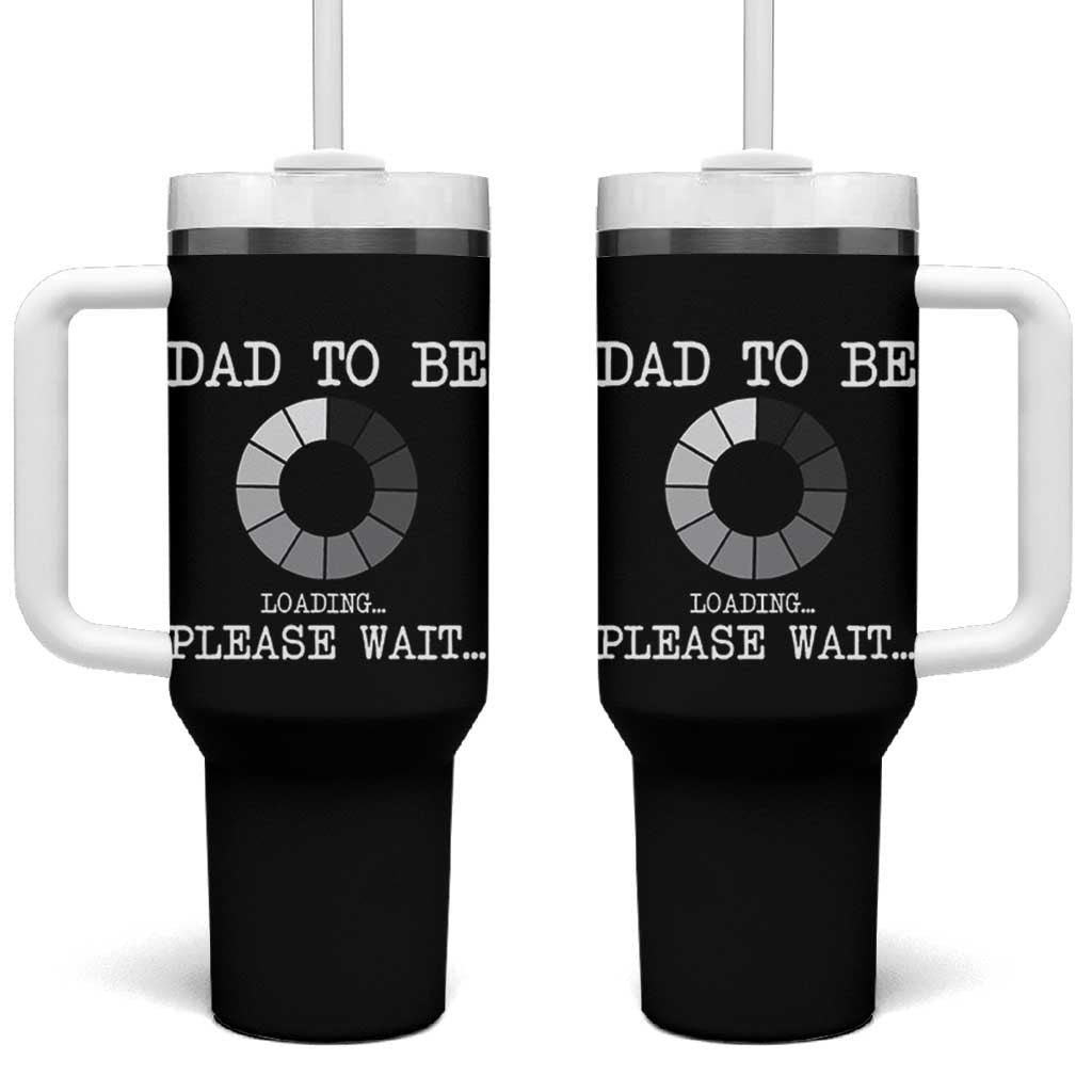 New Dad Tumbler With Handle Funny First Time Father's Day Expecting Dad Present