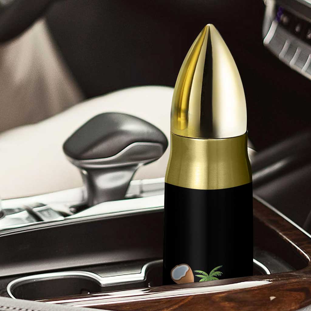 Harris 2024 Funny Coconut Tree Bullet Tumbler Comma La Presidential Election