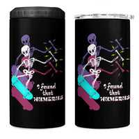 Funny Bones Anatomy 4 in 1 Can Cooler Tumbler I Found That Humerus Pun Fun Humerous Skeleton Skateboard