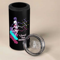 Funny Bones Anatomy 4 in 1 Can Cooler Tumbler I Found That Humerus Pun Fun Humerous Skeleton Skateboard