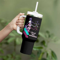 Funny Bones Anatomy Tumbler With Handle I Found That Humerus Pun Fun Humerous Skeleton Skateboard