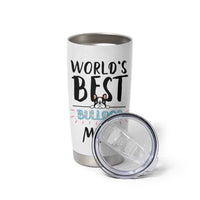 Bulldog Mom Tumbler Cup Gift For Dog Lovers Women New Puppy Fur Baby Owners