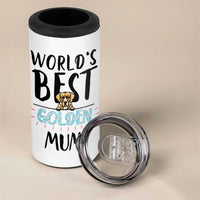 Golden Retriever Dog Mom 4 in 1 Can Cooler Tumbler Gift For Dog Lovers Women New Puppy Fur Baby Owners
