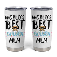 Golden Retriever Dog Mom Tumbler Cup Gift For Dog Lovers Women New Puppy Fur Baby Owners