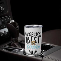Golden Retriever Dog Mom Tumbler Cup Gift For Dog Lovers Women New Puppy Fur Baby Owners