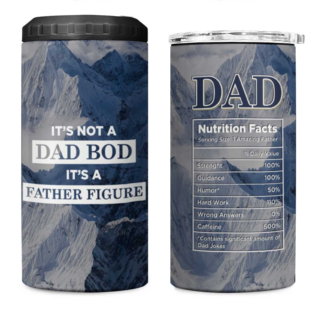 Gifts For Dad 4 in 1 Can Cooler Tumbler Its Not a Dad Bod Its a Father Figure Funny Fathers Day Gift - Wonder Print Shop