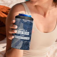Gifts For Dad 4 in 1 Can Cooler Tumbler Its Not a Dad Bod Its a Father Figure Funny Fathers Day Gift - Wonder Print Shop