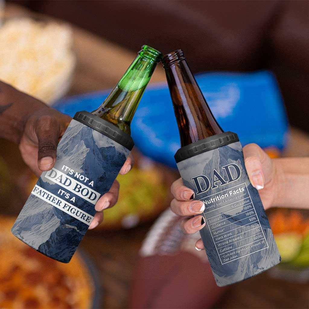 Gifts For Dad 4 in 1 Can Cooler Tumbler Its Not a Dad Bod Its a Father Figure Funny Fathers Day Gift - Wonder Print Shop