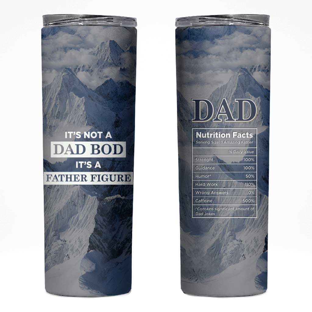 Gifts For Dad Skinny Tumbler Its Not a Dad Bod Its a Father Figure Funny Fathers Day Gift - Wonder Print Shop