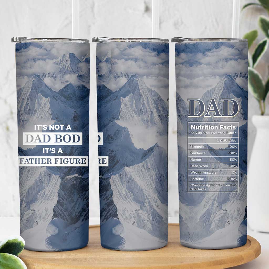 Gifts For Dad Skinny Tumbler Its Not a Dad Bod Its a Father Figure Funny Fathers Day Gift - Wonder Print Shop