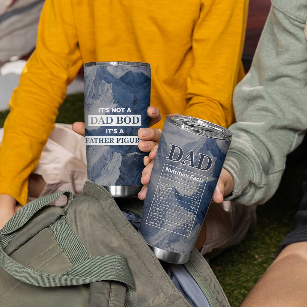 Gifts For Dad Tumbler Cup Its Not a Dad Bod Its a Father Figure Funny Fathers Day Gift - Wonder Print Shop