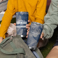 Gifts For Dad Tumbler Cup Its Not a Dad Bod Its a Father Figure Funny Fathers Day Gift - Wonder Print Shop