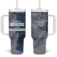Gifts For Dad Tumbler With Handle Its Not a Dad Bod Its a Father Figure Funny Fathers Day Gift - Wonder Print Shop
