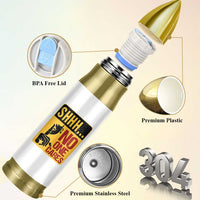 Funny Sarcastic Bullet Tumbler Shhh No One Cares
