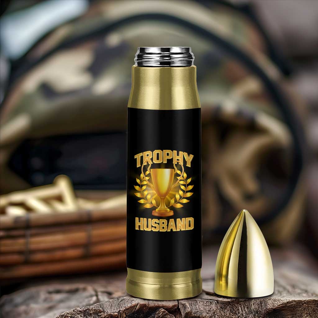 Trophy Husband Bullet Tumbler Anniversary Gift From Wife