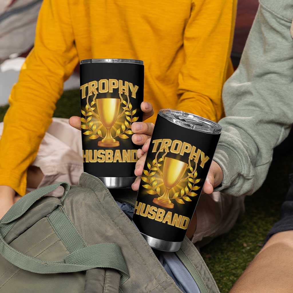 Trophy Husband Tumbler Cup Anniversary Gift From Wife