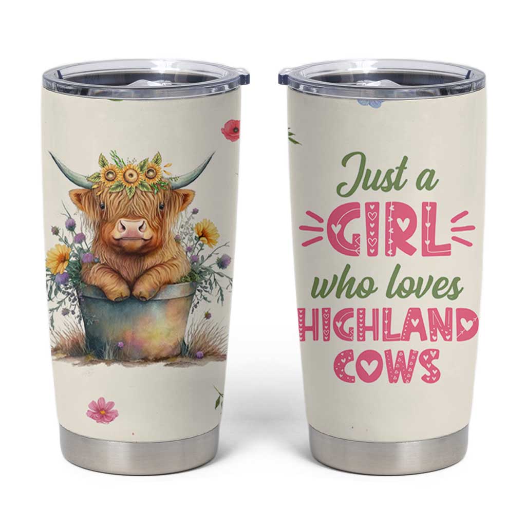 Highland Cow Gifts For Women Tumbler Cup Cow Lover Farming Gifts For Cowgirls Farmers