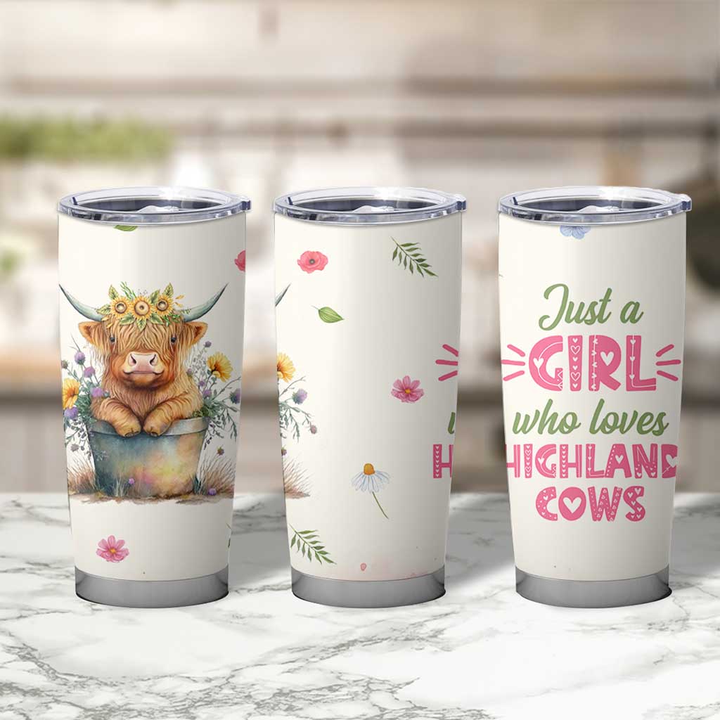 Highland Cow Gifts For Women Tumbler Cup Cow Lover Farming Gifts For Cowgirls Farmers