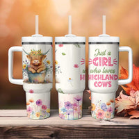 Highland Cow Gifts For Women Tumbler With Handle Cow Lover Farming Gifts For Cowgirls Farmers