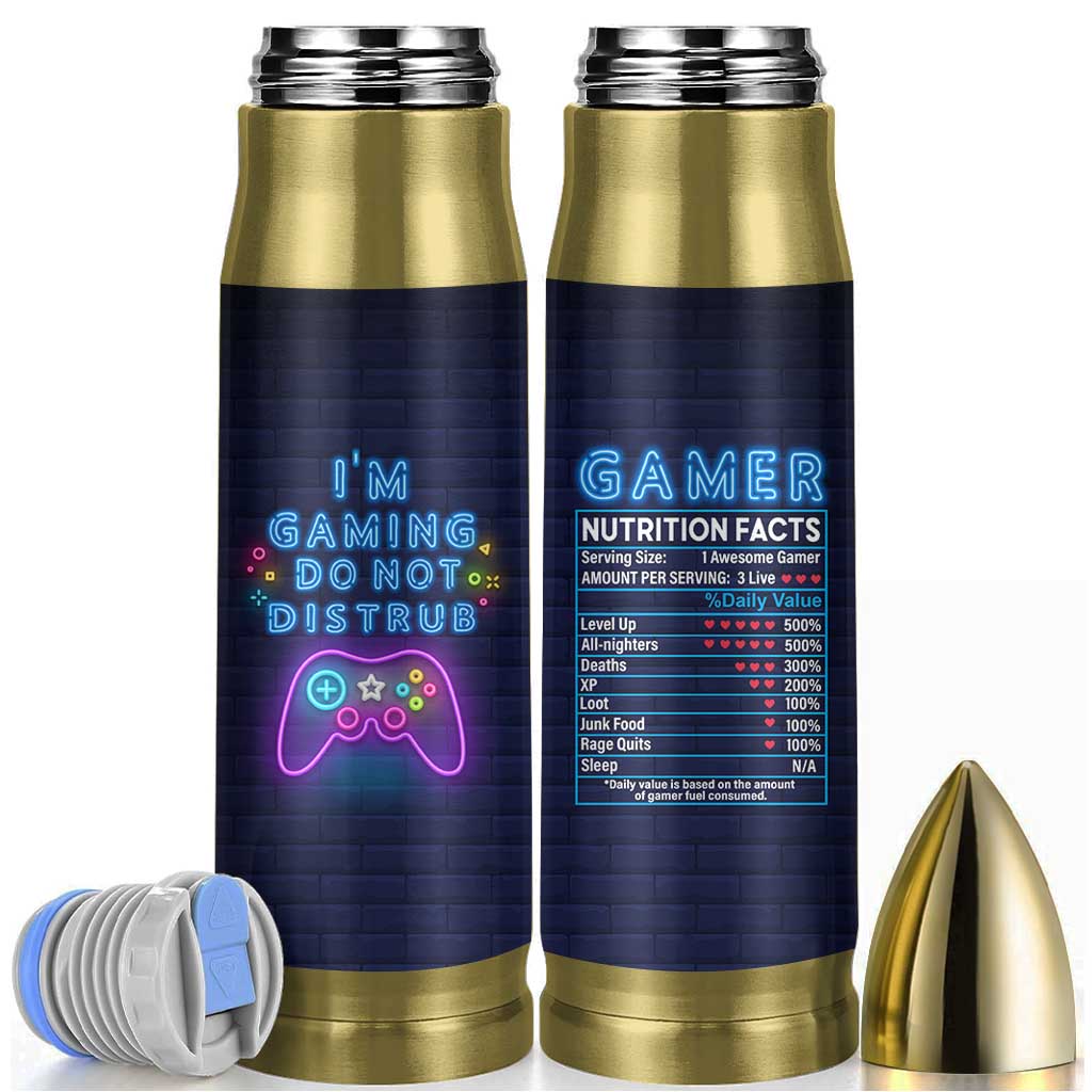 Gaming Gifts Bullet Tumbler Video Game Gamer Gift For Son Teen Boy Girl