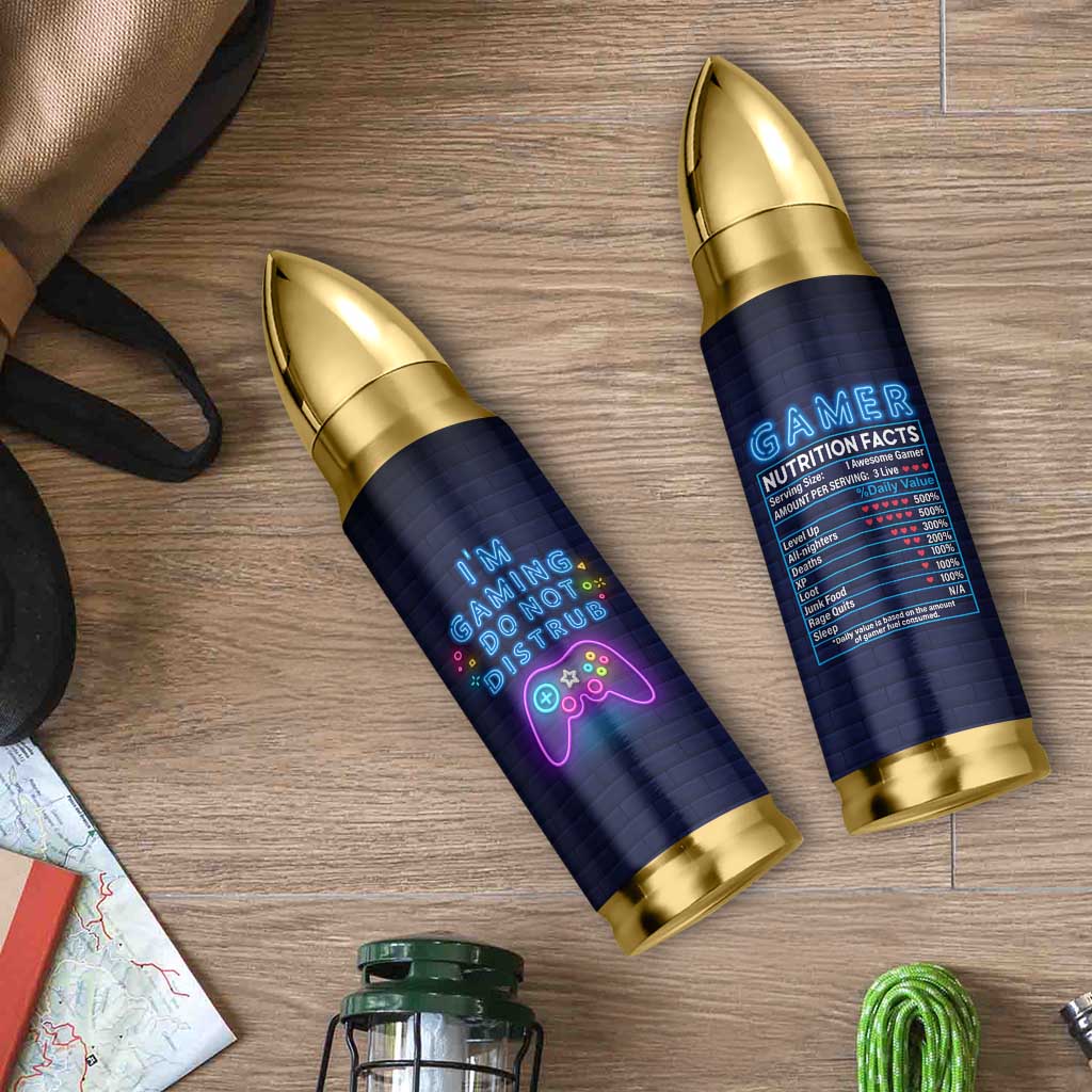 Gaming Gifts Bullet Tumbler Video Game Gamer Gift For Son Teen Boy Girl